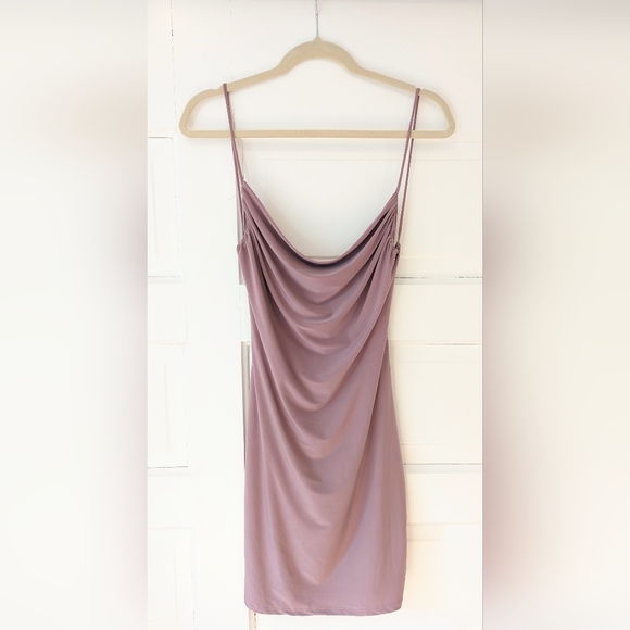 Strappy Scoop Neck Cami Mini Dress, 21 Saints, Size M, Lilac Mauve - Picture 3 of 11